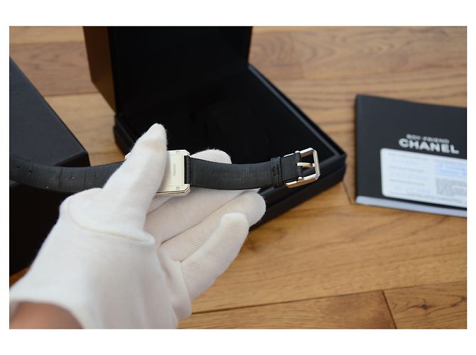 Boyfriend Chanel Boy Friend Uhr Schwarz Silber - Ansicht 6