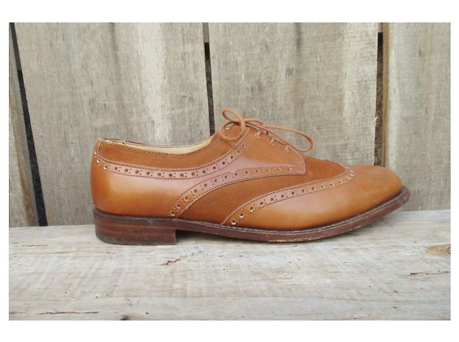 Paraboot Derbys 38,5 Hellbraun - Ansicht 2