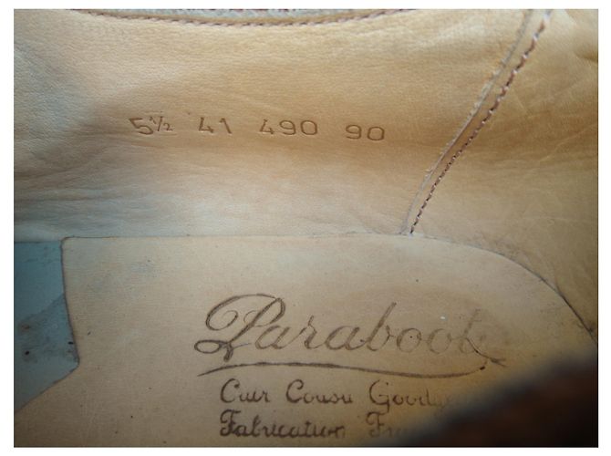 Paraboot Derbys 38,5 Hellbraun - Ansicht 7