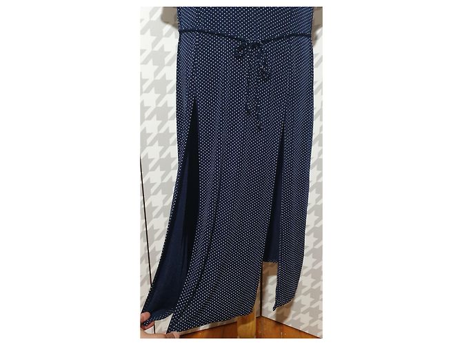 Abito Joseph Ribkoff Blu a Pois - vista 4