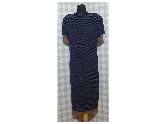 Abito Joseph Ribkoff Blu a Pois - vista 5