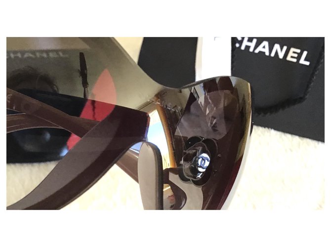 Chanel Camelia floreale Nero Grigio - vista 9