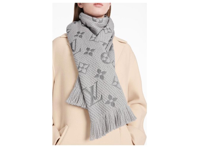Louis Vuitton LV Logomania Schal Grau - Ansicht 3