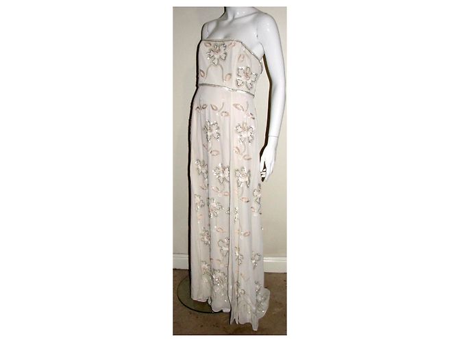 Vestido Glossy Willow Needle & Thread blanco crema - vista 6