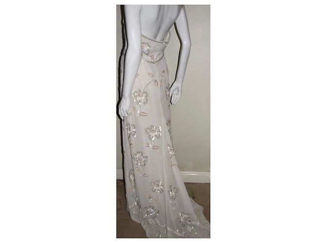 Vestido Glossy Willow Needle & Thread blanco crema - vista 8