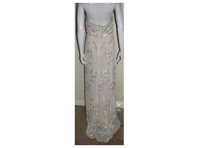 Vestido Glossy Willow Needle & Thread blanco crema - vista 9