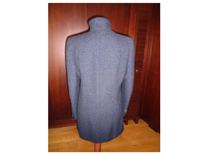 Chanel Navy Blue Wool Jacket - view 5