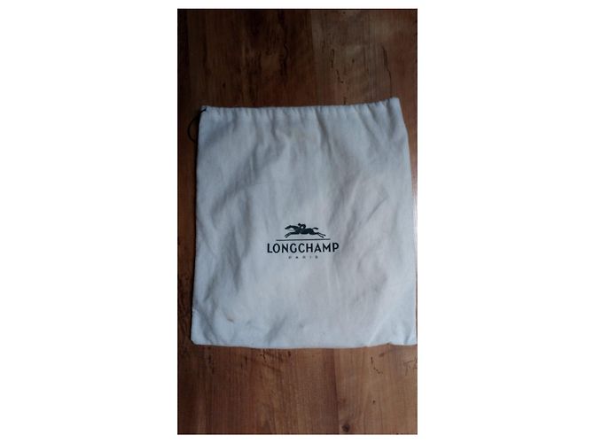 Borsa a mano Longchamp Roseau in pelle rosso scuro Bordò - vista 7