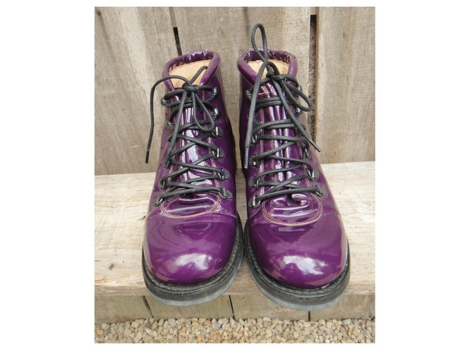 Free Lance Botas Lance p gratis 39 Púrpura - vista 5