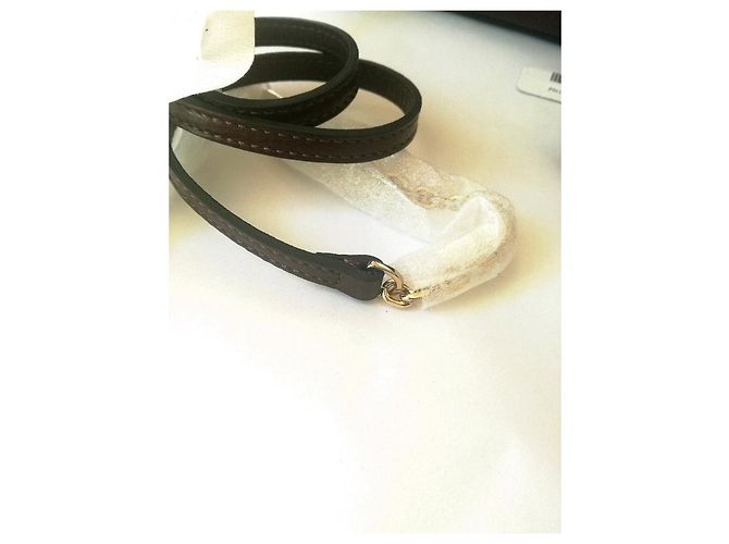 Autre Marque Pochette Coccinelle in pelle marrone Marrone scuro - vista 8
