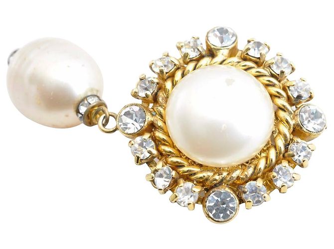Pendiente de Chanel Dorado - vista 6