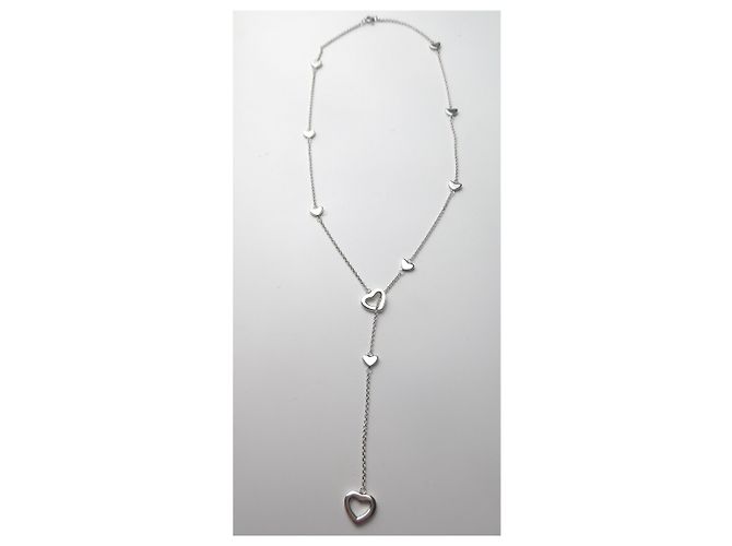 Collana Lariat con collegamento a cuore in argento sterling Tiffany & Co - vista 2
