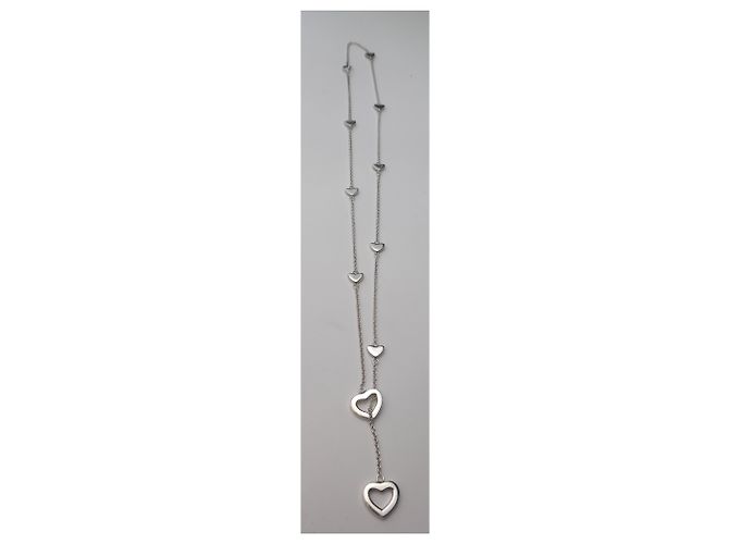 Collana Lariat con collegamento a cuore in argento sterling Tiffany & Co - vista 3