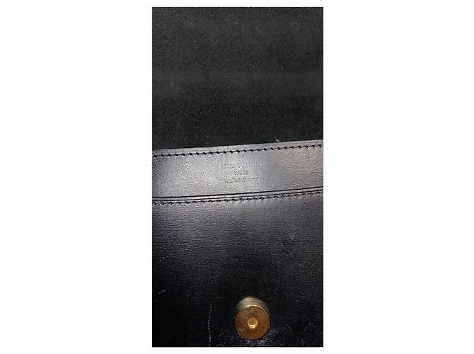 Borsa a mano Louis Vuitton Louisa in pelle nera Nero - vista 6