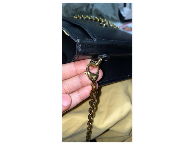 Borsa a mano Louis Vuitton Louisa in pelle nera Nero - vista 7