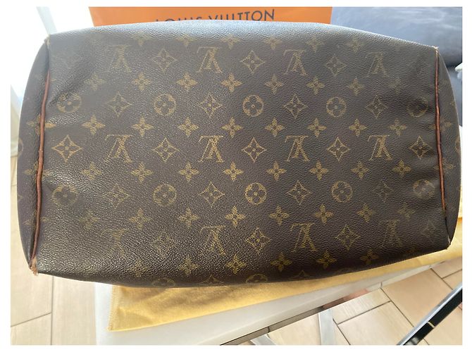 Borsa Louis Vuitton in pelle marrone Marrone chiaro - vista 2