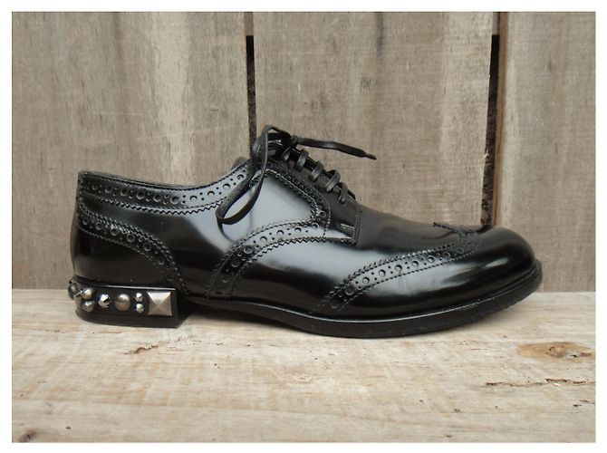 derby verniciati Dolce & Gabbana p 38,5 Nero - vista 3