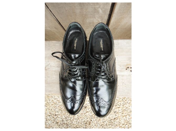 derby verniciati Dolce & Gabbana p 38,5 Nero - vista 6
