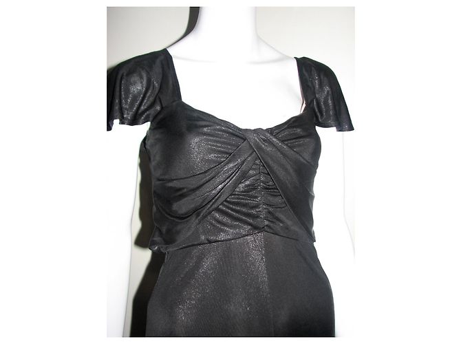 Metallic schwarz Temperley London Kleid Metallisch - Ansicht 5