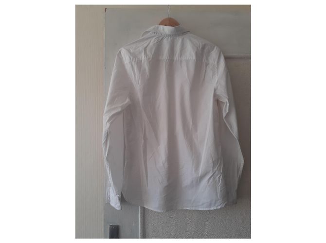 Camicia American Vintage Bianca in Cotone Bianco - vista 4