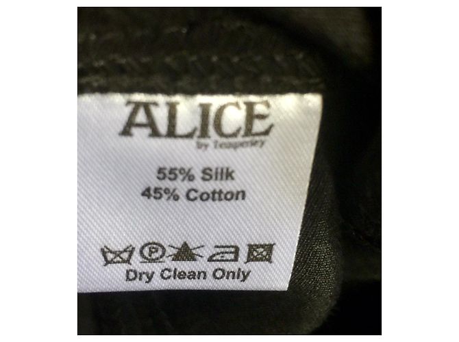 Alice by Temperley Abito in misto seta con borchie Nero - vista 8