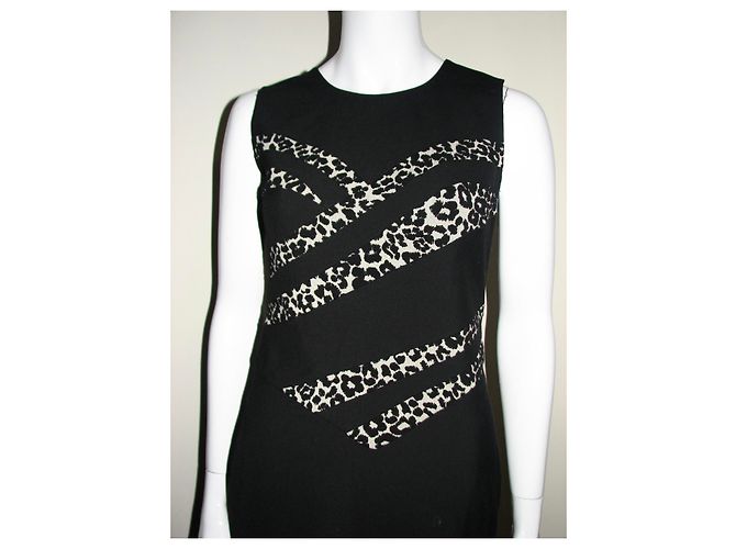 Vestido Diane von Furstenberg Marcia estampado leopardo Negro Estampado de leopardo - vista 2