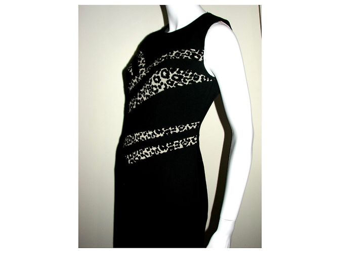 Vestido Diane von Furstenberg Marcia estampado leopardo Negro Estampado de leopardo - vista 4