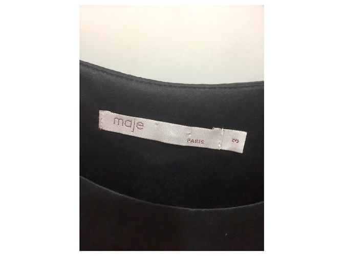 Maje Lou Kleid in Schwarz - Ansicht 8