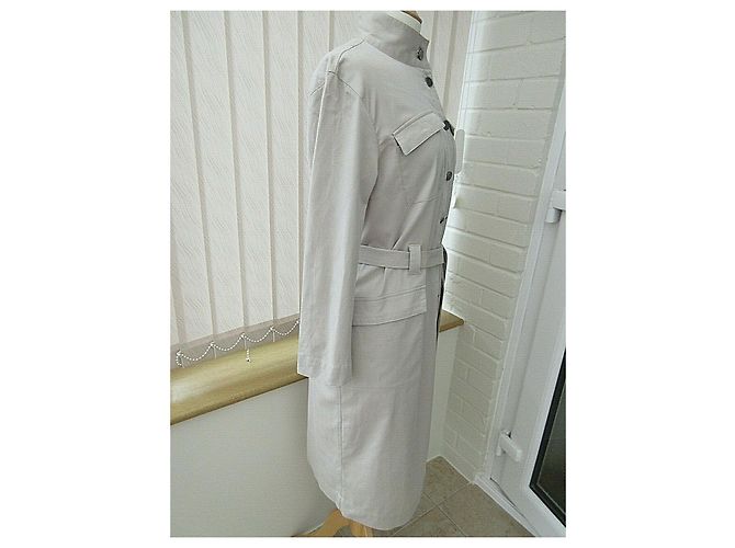 Vestido abrigo de Bitte Kai Rand (Corte muy generoso) Beige Gris - vista 3