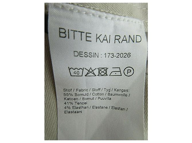 Vestido abrigo de Bitte Kai Rand (Corte muy generoso) Beige Gris - vista 5