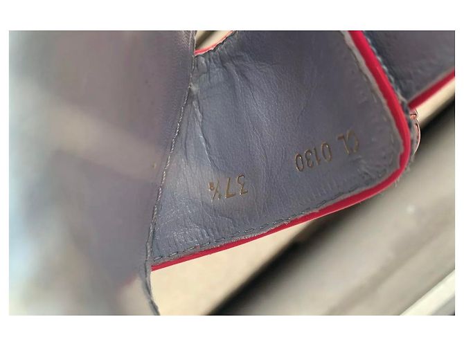 Louis Vuitton Mules compensées Bleu clair - vue 8
