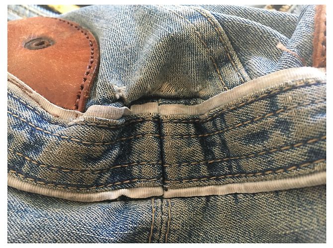 Borsa a mano Pepe Jeans in cotone blu con tasche multiple - vista 5