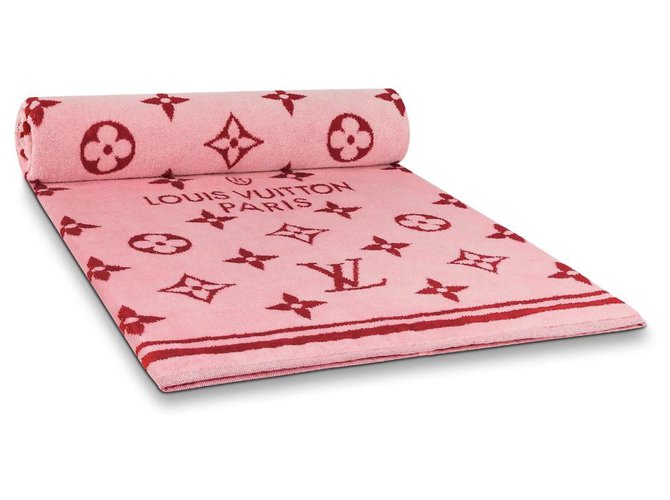 Louis Vuitton Serviette de plage LV escale Rose - vue 2