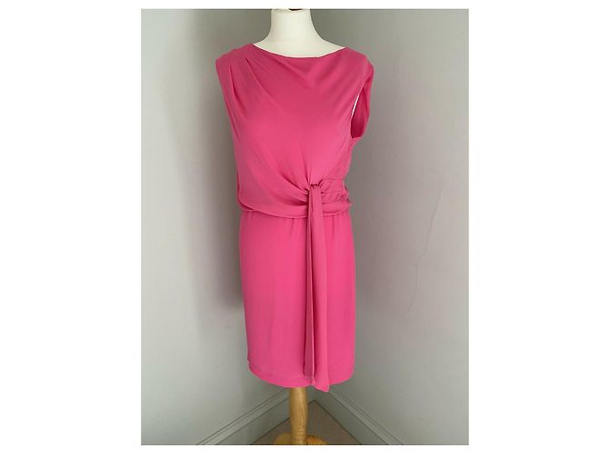 Diane Von Furstenberg Vestido de seda Tamara DvF Rosa - vista 2