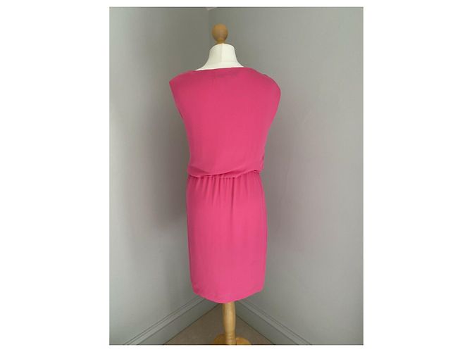 Diane Von Furstenberg Vestido de seda Tamara DvF Rosa - vista 3