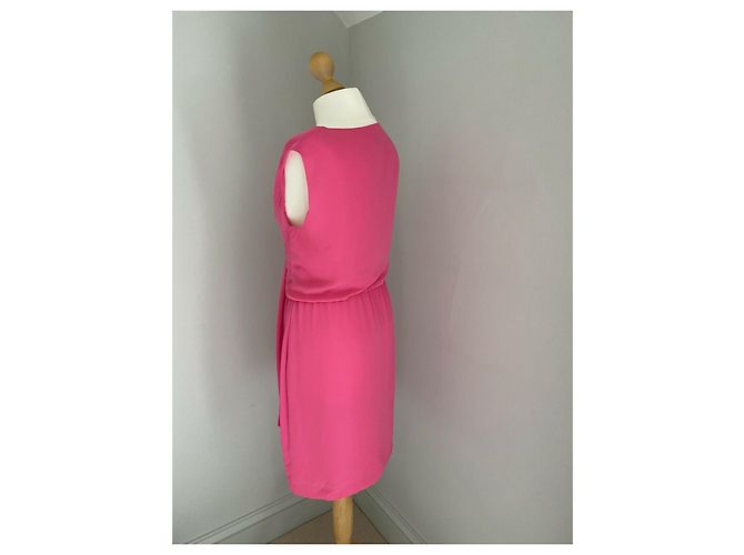 Diane Von Furstenberg Vestido de seda Tamara DvF Rosa - vista 4