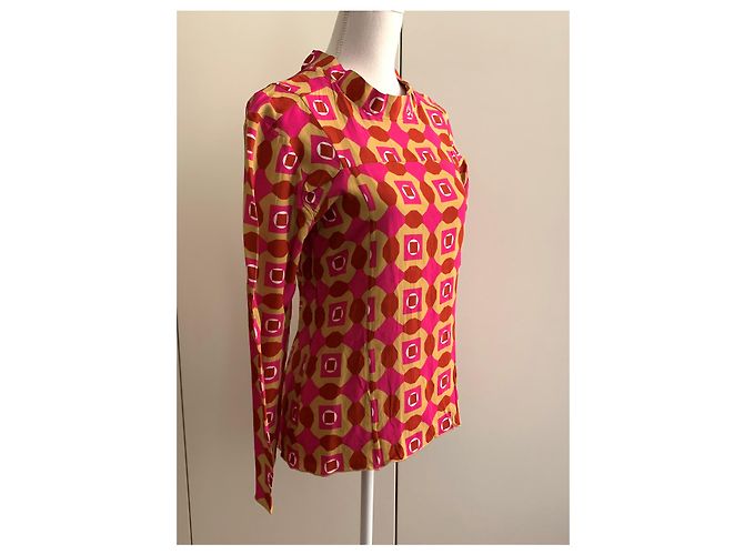Top Marni in viscosa stampata multicolore - vista 12