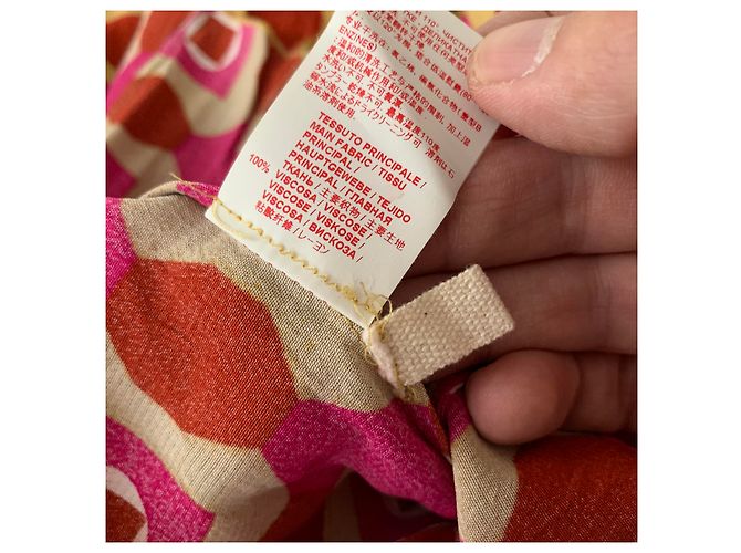 Top Marni in viscosa stampata multicolore - vista 5