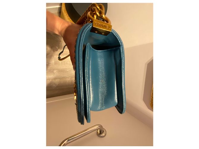 Chanel Niño Azul Dorado - vista 14