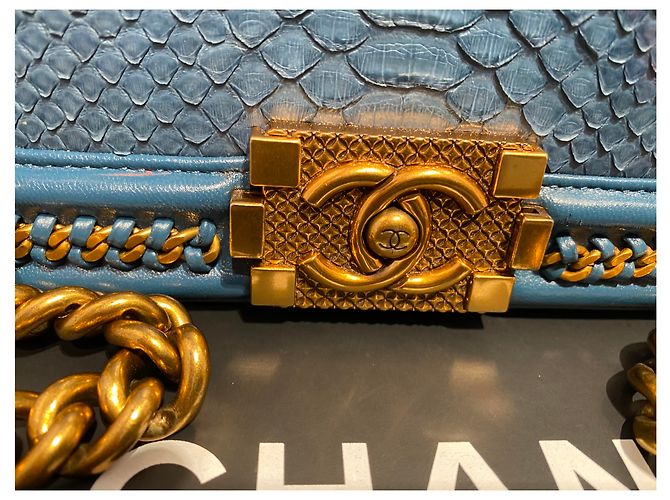 Chanel Niño Azul Dorado - vista 2