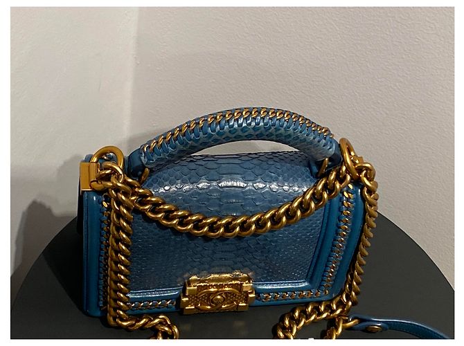 Chanel Niño Azul Dorado - vista 3