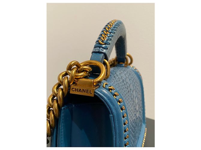 Chanel Niño Azul Dorado - vista 6