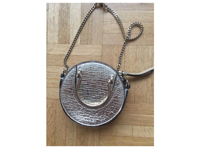 Chloé Pixie Nano Borsa in pelle dorata D'oro - vista 6