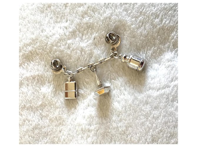 Spilla Cacharel Argento Flacone di Profumo - vista 2