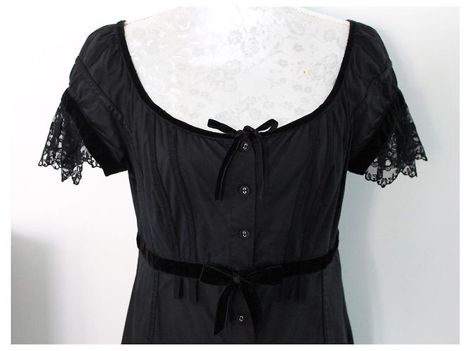 Philosophy Di Alberta Ferretti LUXURY DESIGNER COCKTAILKLEID Schwarz - Ansicht 2