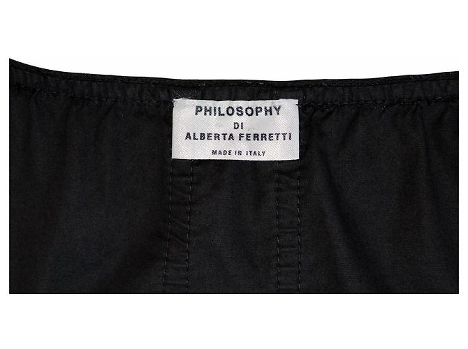 Philosophy Di Alberta Ferretti LUXURY DESIGNER COCKTAILKLEID Schwarz - Ansicht 3