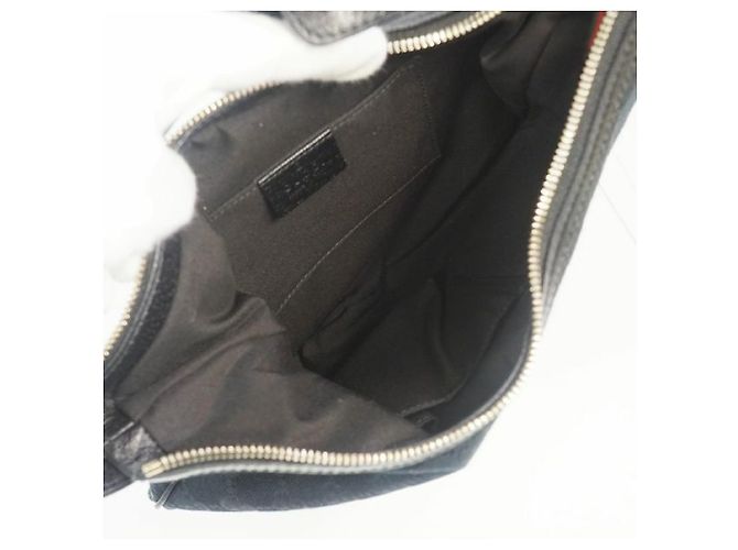 Gucci Borsa a spalla da donna mini monospalla 162895 nero - vista 10
