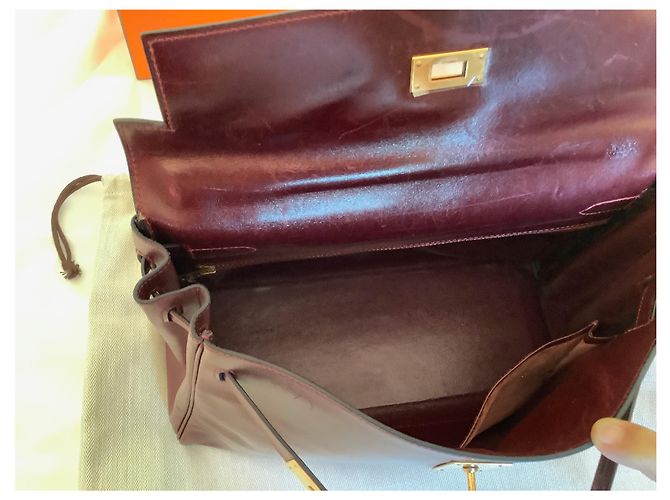 Hermès Kelly Burdeos - vista 2
