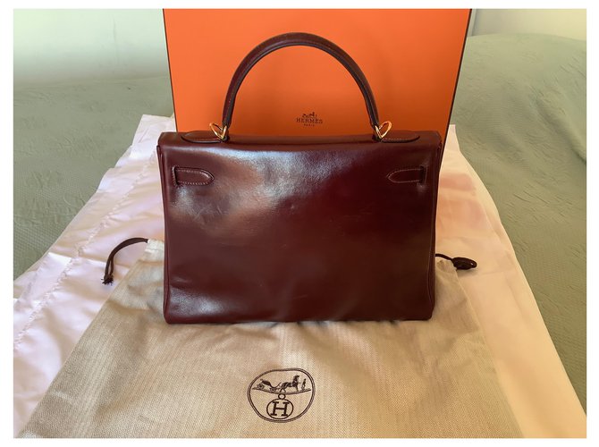 Hermès Kelly Burdeos - vista 3
