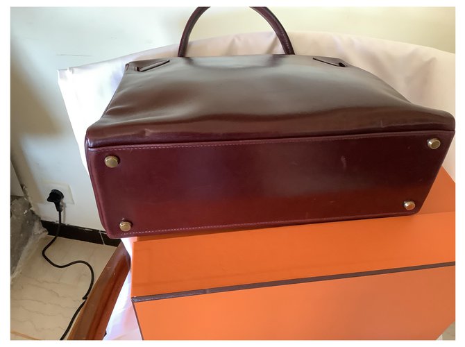Hermès Kelly Burdeos - vista 6